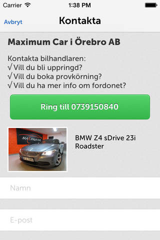 Maximum Car i Örebro AB screenshot 4