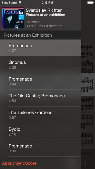 【免費音樂App】Mussorgsky Pictures at an Exhibition - SyncScore-APP點子