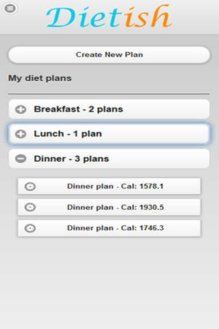 Dietish - Diet Planner & Recipes screenshot 2