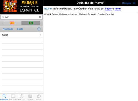 【免費書籍App】Michaelis Dicionário Conciso Espanhol-APP點子