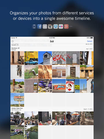 【免費攝影App】Leit: A scattered carousel album aggregator-APP點子