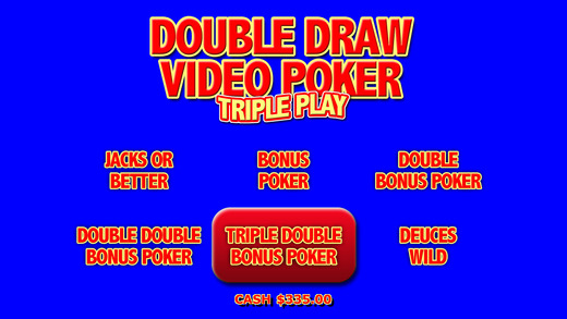 【免費遊戲App】Double Draw Video Poker Triple Play-APP點子