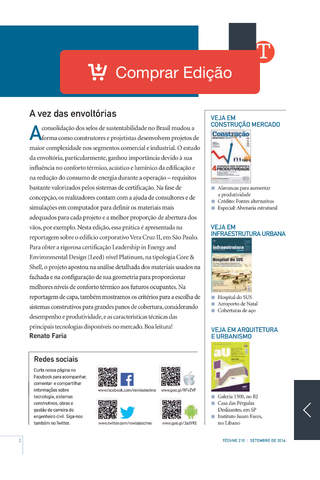 Revista Téchne screenshot 3