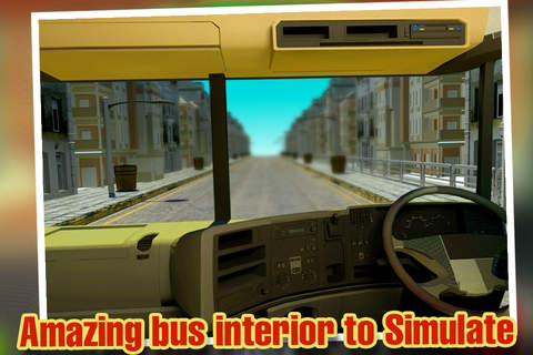 School Bus Driving Simulator – Drive Bus like a Crazy Driver on model city road screenshot 4