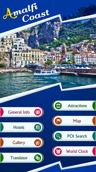 【免費旅遊App】Amalfi Coast Offline Travel Guide-APP點子