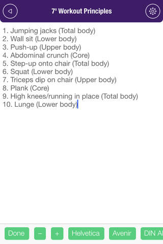 7 Minute Workout, Research-Based Workout Exercises for Your Whole Body screenshot 4