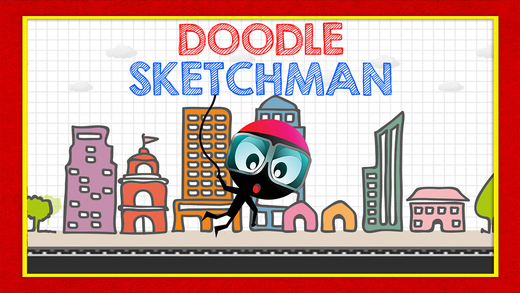 Sketchman Sky scrapper Swing: A Flying Challenge with swinging Tight Rope PRO