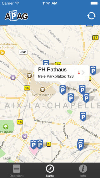 【免費工具App】Parken in Aachen - APAG-APP點子