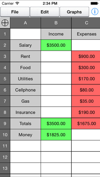 Discount Spreadsheet