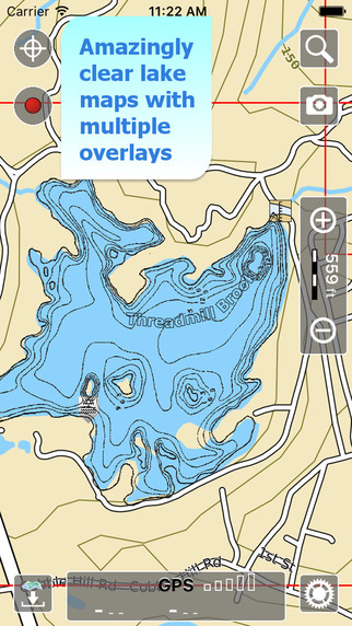 Aqua Map Rhode Island HD - Lakes GPS Offline Nautical Charts