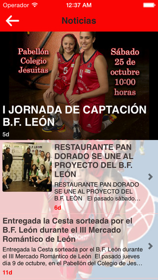 【免費運動App】CLUB BALONCESTO FEMENINO LEÓN-APP點子