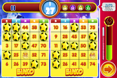 Awesome Gems & Jewels Bingo Bash Machine - Top Slot Rich-es Casino Games Free screenshot 4