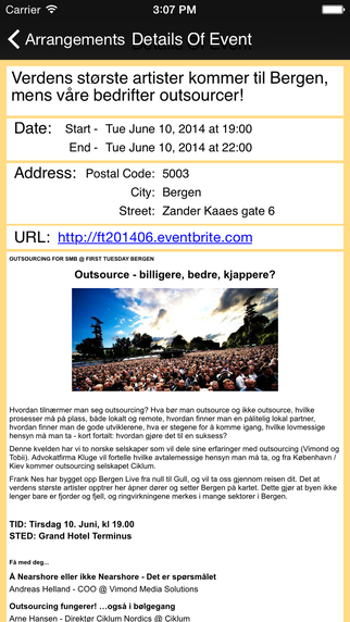 【免費商業App】First Tuesday Bergen-APP點子