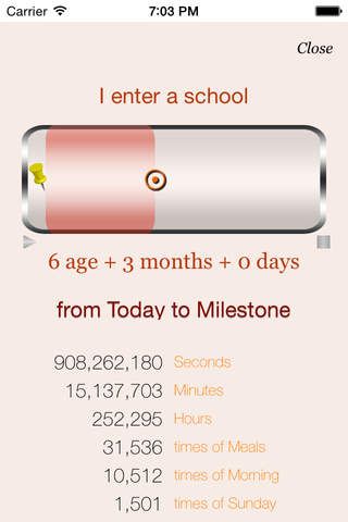 Milestones - Diary calendar to think about fullness of life screenshot 2