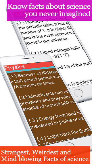 【免費書籍App】Science facts collection-APP點子