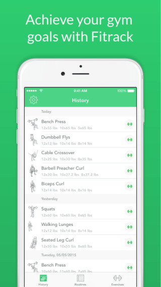 【免費健康App】Fitrack - Your Personal Workout, Exercise and Fitness Log, Tracker and Journal for the Gym-APP點子