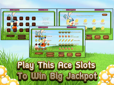 【免費遊戲App】Happy Bunny with Cute Easter Eggs SLOTS PRO-APP點子