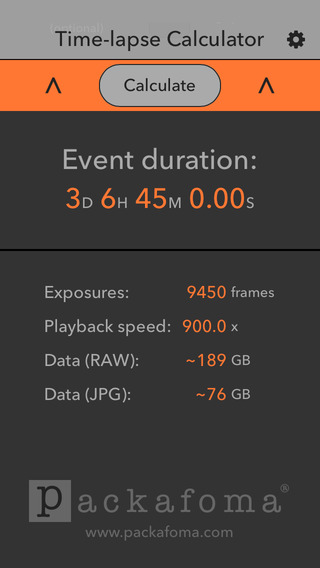 【免費攝影App】Time-lapse Calculator-APP點子