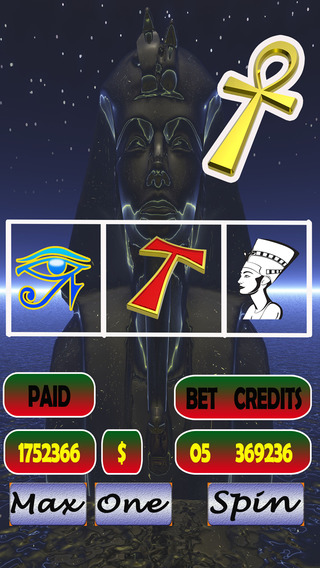 Pharaoh Mega Jackpot Slots in Ancient Las Vegas Casino Machine with Bonus