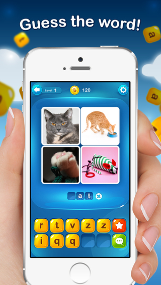 Pics and Words - Guess What's the 1 Word behind 4 Pictures and Play Photo Quiz with Friends