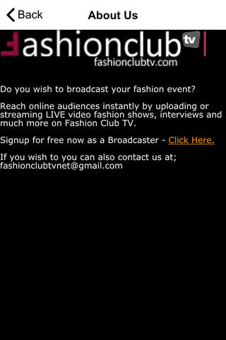 Fashion Club TV screenshot 3