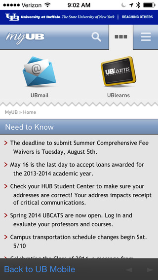 免費下載教育APP|UB Mobile: The University at Buffalo Mobile App app開箱文|APP開箱王