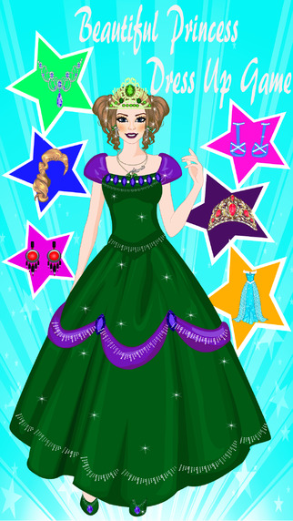 【免費遊戲App】Beautiful Princess Dress Up Game For Girls-APP點子