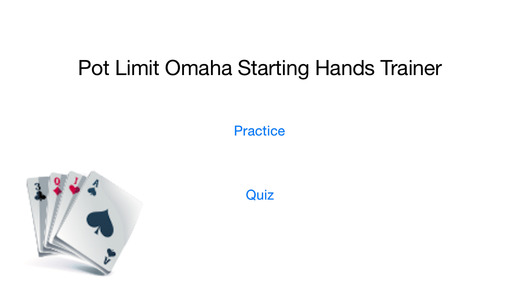 【免費遊戲App】Pot Limit Omaha Starting Hands Trainer-APP點子