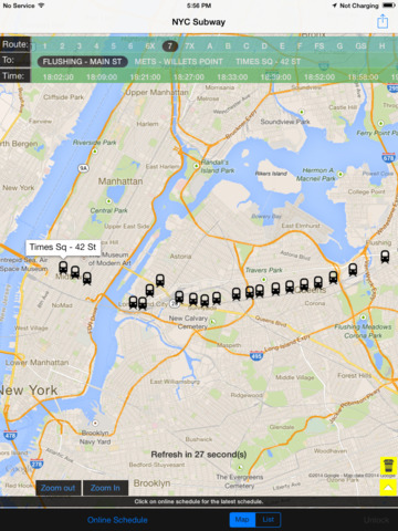 免費下載交通運輸APP|NYC Subway Instant Route and Stop Finder + Street View + Coffee Shop Finder app開箱文|APP開箱王