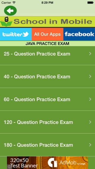 Java Practice Exam Free