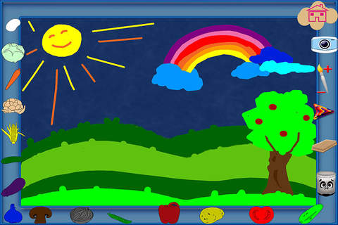 Vegetables Preschool Learning Experience Drawing Game screenshot 3
