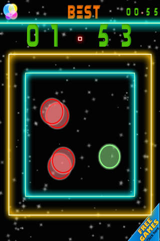 Green Dot Chase - Red Ball Menace screenshot 3