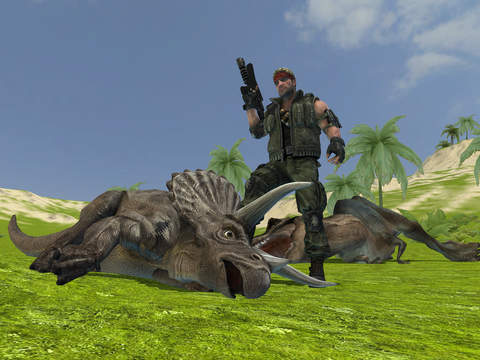 Скачать игру Dinosaur: Mercenary War Pro