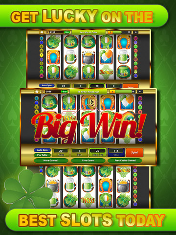 【免費遊戲App】Green Lucky Day Casino - St. Patrick Festival Casino Slots Edition with Multi Level Slot Machines, Fun Bonus Games and Huge Jackpot Prizes-APP點子