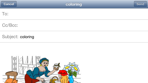 【免費書籍App】Little Red Riding Hood. Coloring book for children-APP點子