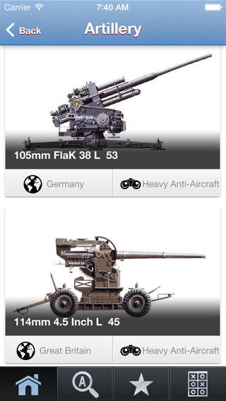 【免費生產應用App】WW2 Guns-APP點子