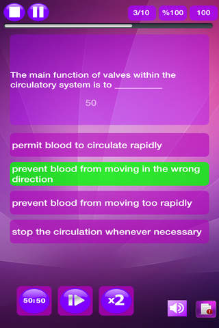 Human Cardiovascular System Trivia Game screenshot 2