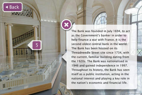 Bank of England Virtual Tour screenshot 3