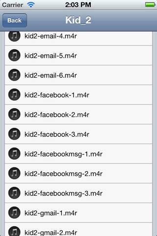 Kid Voice Ringtones & Notifications screenshot 3