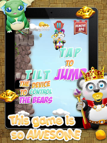 熊猫宝宝熊淘金王国战役 - 超级跳跃类游戏免费