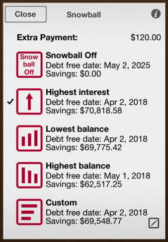Debt Control Free - Get out of Debt with Debt Snowball Plan screenshot 4