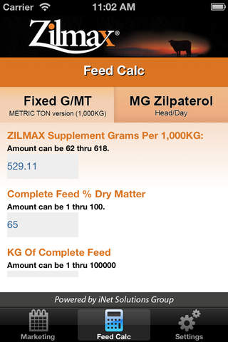 ZILMAX International Beef App screenshot 3