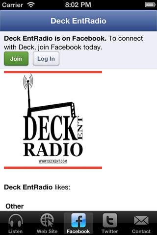 Deck Ent. Radio screenshot 2