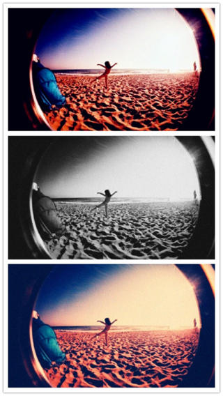 Fisheye Camera - Fisheye effect with old file lomo and color effects