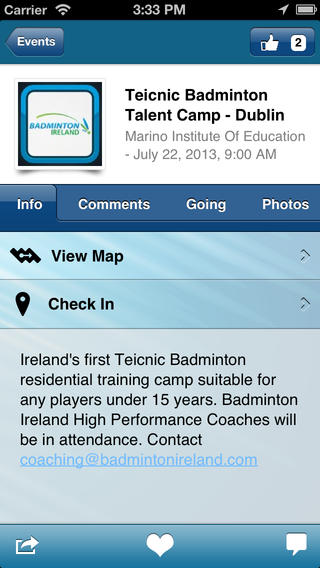 【免費運動App】Badminton Ireland App-APP點子