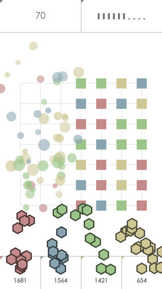 【免費遊戲App】Ninihex: Sandwich between the same color-APP點子