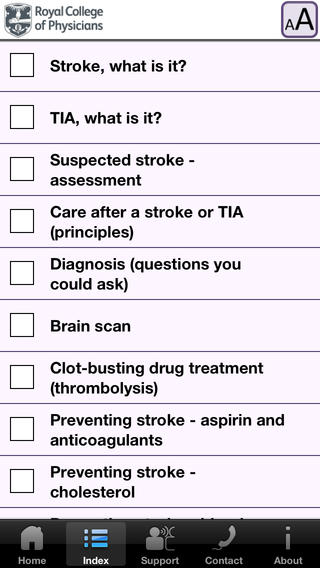 【免費醫療App】RCP Stroke Guideline 2012 – Patient and Carer-APP點子