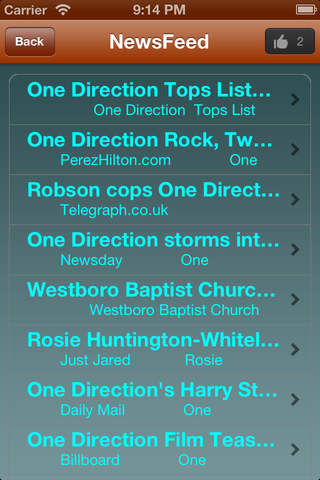 Fan Connection- One Direction Edition screenshot 2