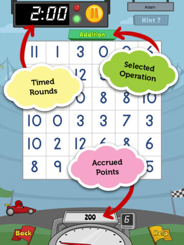 Math Speedway screenshot 2