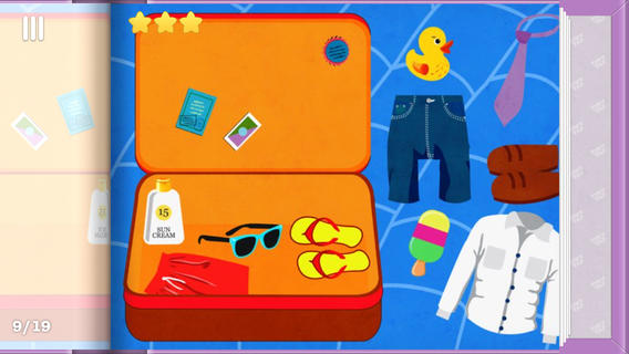 【免費遊戲App】Packing for Vacation - Prepare your suitcase for travelling-APP點子